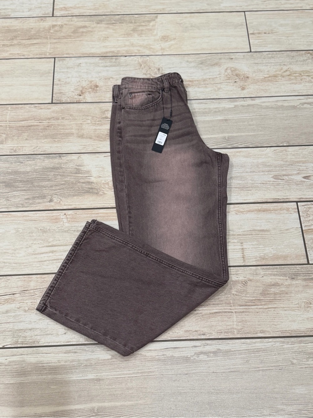 Fashion-Nova women Straight Leg Jeans - Brown